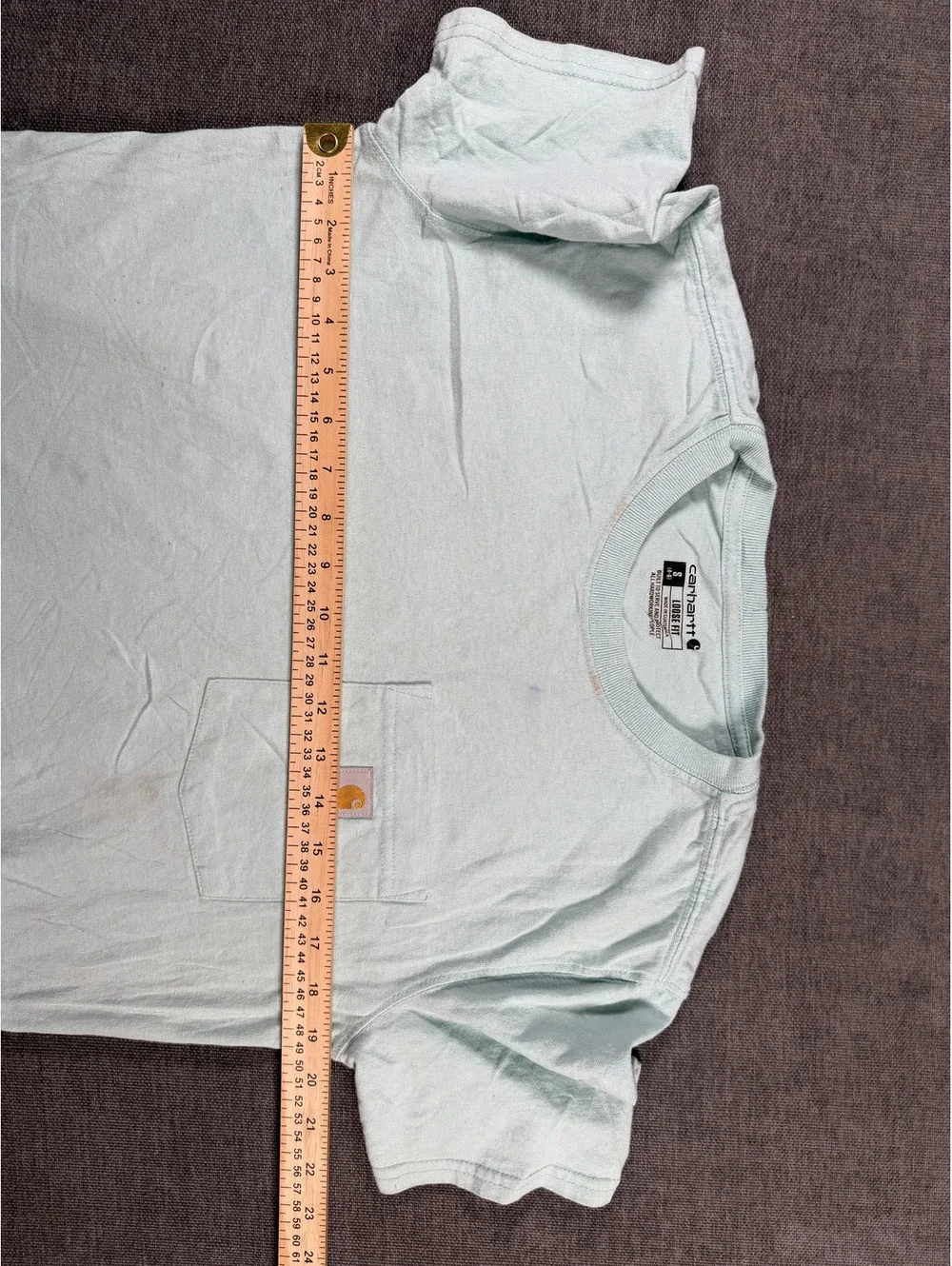Carhartt Kids Loose Fit Short Sleeve Pocket T-Shirt, Size Small (4-6)